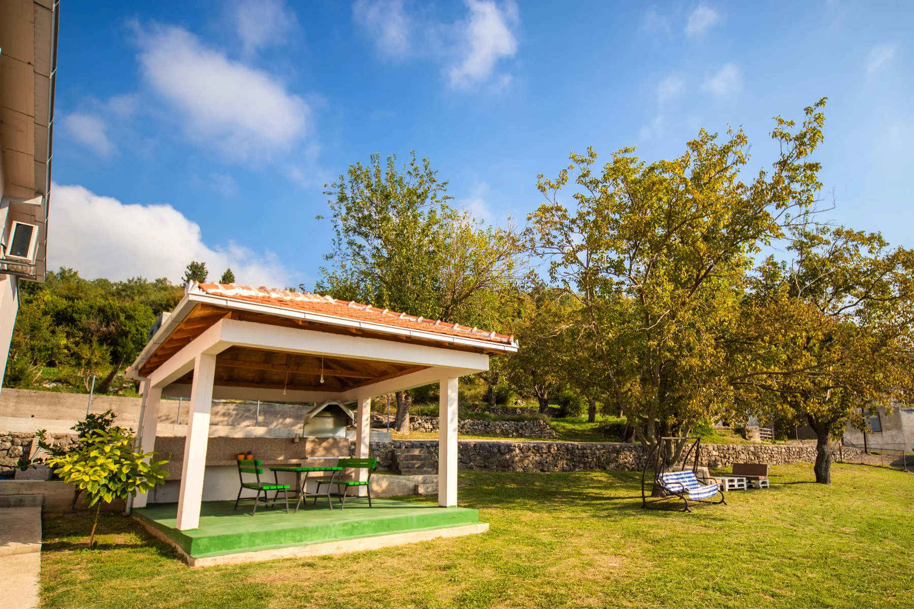 Uphill Villa — barbecue gazebo